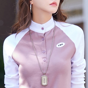 磨毛纯棉半高领打底衫女内搭秋冬修身长袖t恤可外穿秋衣加厚上衣