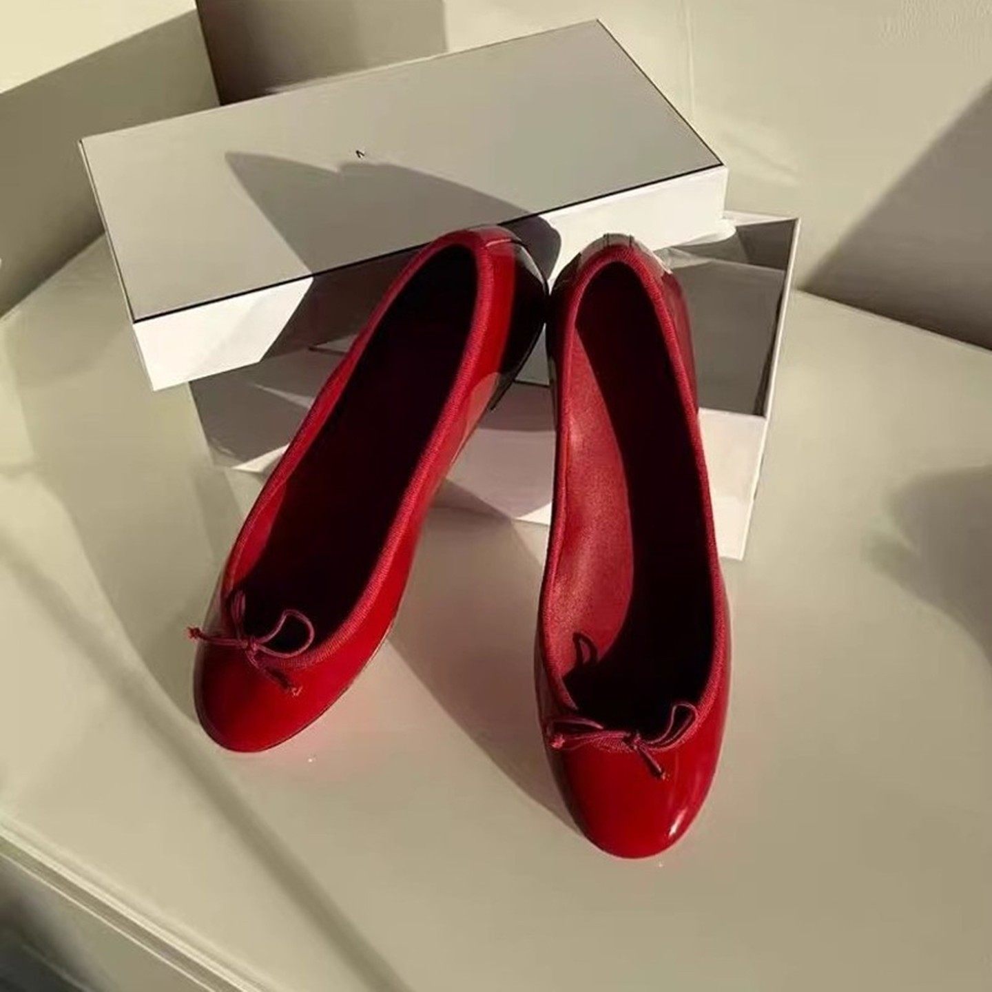 晚晚风温柔鞋蝴蝶结小红鞋芭蕾平底鞋复古单鞋女圆头玛丽珍鞋女,女鞋,玛丽珍鞋,淘宝优惠券,粉丝福利购,淘宝优惠卷