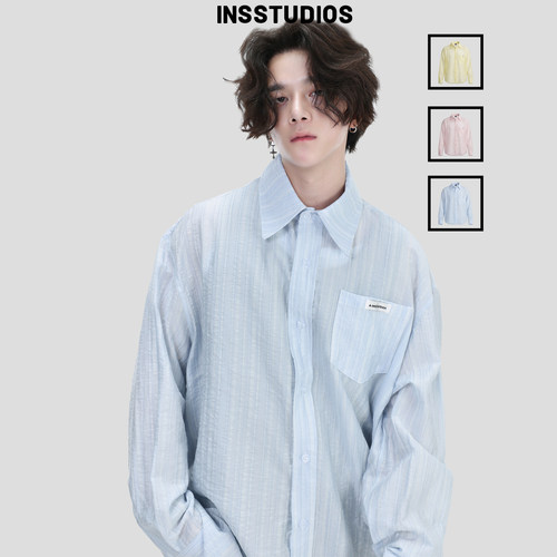 INSstudios冰丝凉感透气衬衫