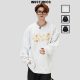 INSstudios 「贝壳刺绣LOGO圆领卫衣」宽松加绒套头上衣 国潮美式