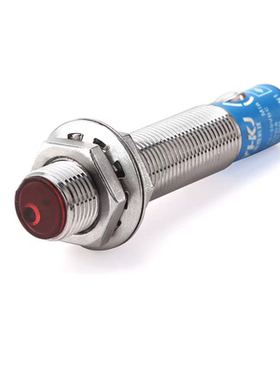 M18激光漫反射50CM光电开关HG128J-D50N2三线直流NPN常闭12v24v