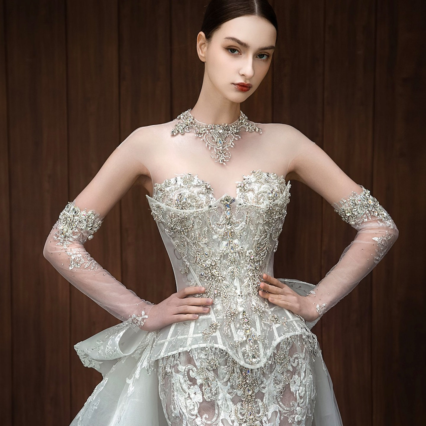 【布鲁斯神话】2026新款新娘结婚婚纱礼服重工鱼尾修图拖尾轻纱裙,女装/女士精品,婚纱,淘宝优惠券,粉丝福利购,淘宝优惠卷