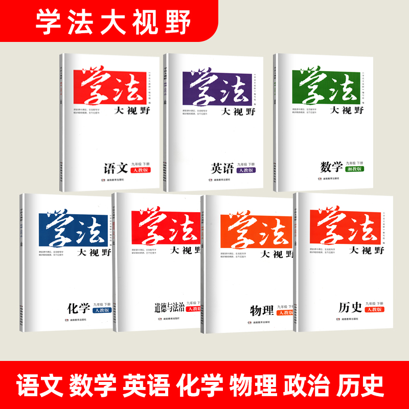 全新九年级下册全套学法大视野