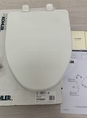 适用于科勒原装马桶盖板K-3857T-0瑞琦3834、3991缓降座便器盖五