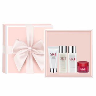 【蝴蝶结礼盒】小面霜系列神仙水清莹露洁面护肤套装