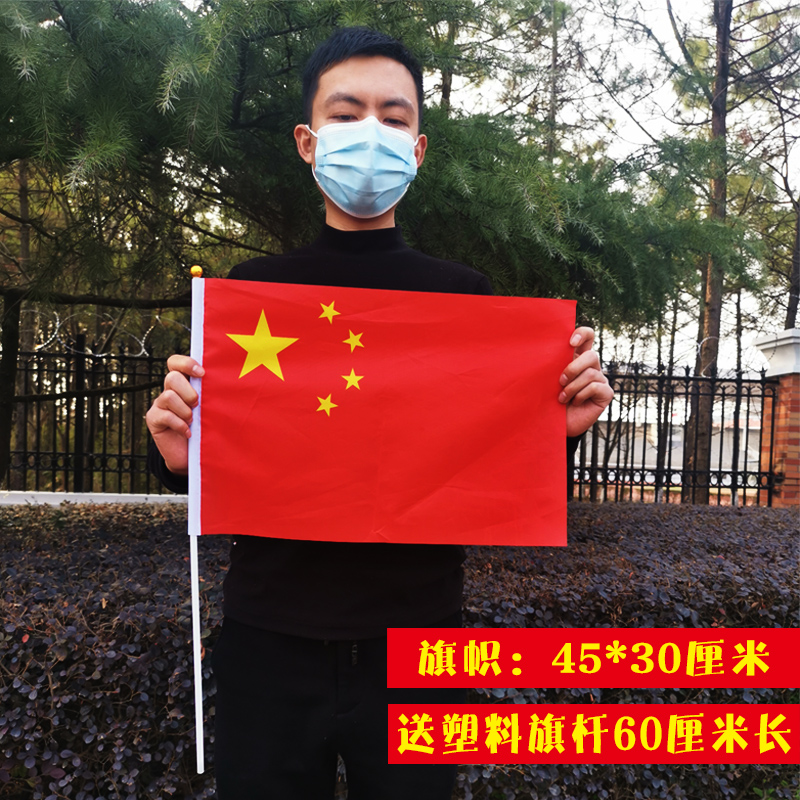 45*30厘米小国旗手摇旗中国国旗