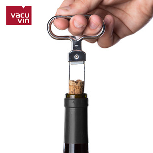 Vacu vin梵酷开瓶器 荷兰进口红酒香槟省力酒保型翼式电动开酒器