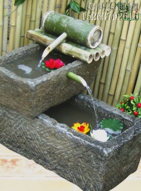 马槽厂家直销办公室水景青石