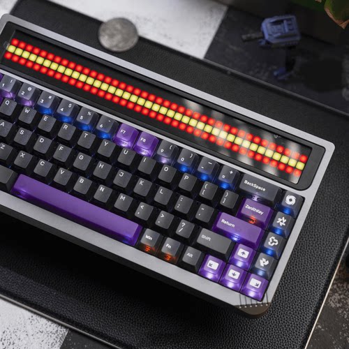 月背文明键帽 科幻机甲 原厂 侧印RGB夜魔wooting