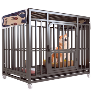 狗笼子大型中型犬室内带厕所金毛萨摩耶边牧拉布拉多宠物狗屋围栏，可领210元优惠券