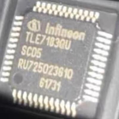 TLE7183QU QFP-48 IC 汽车电脑板北汽EU5水泵驱动IC芯片 全新现货