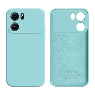 适用于OPPO K10手机壳新款K10Pro液态硅胶K10X淡青色K10活力版防摔保护套PGJM10男女PGIM10超薄PGG磨砂软壳