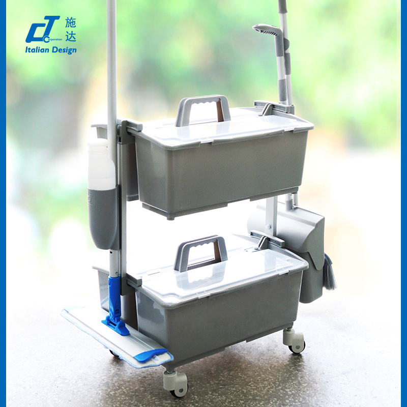 施達迷你雙層噴推清潔帶蓋可疊加