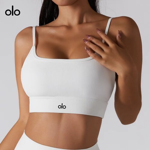 运动内衣女背心跑步聚拢健身文胸美背瑜伽服吊带螺纹防震训练上衣
