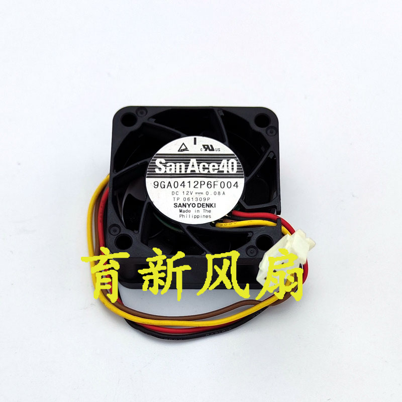 三洋 4CM4020四线风扇静音 12V 9GA0412P6G014/ 9GA0412P6F004