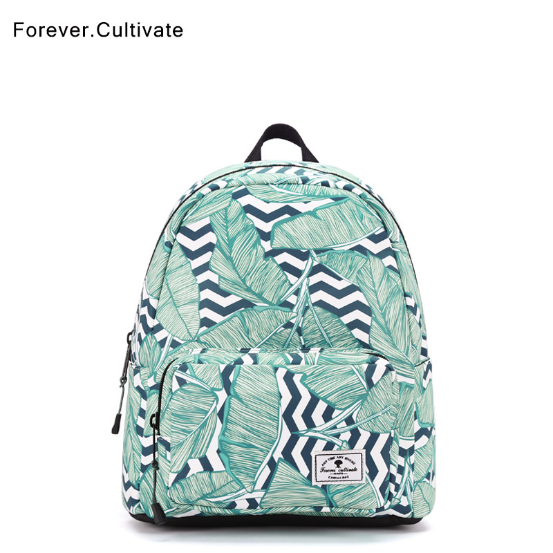 Forever cultivate清仓印花双肩包女韩版小清新学生书包日常背包|ruв категории Сумки, рюкзак - от Buy2taobao.com для оказания профессиональной услуги покупки агента Taobao