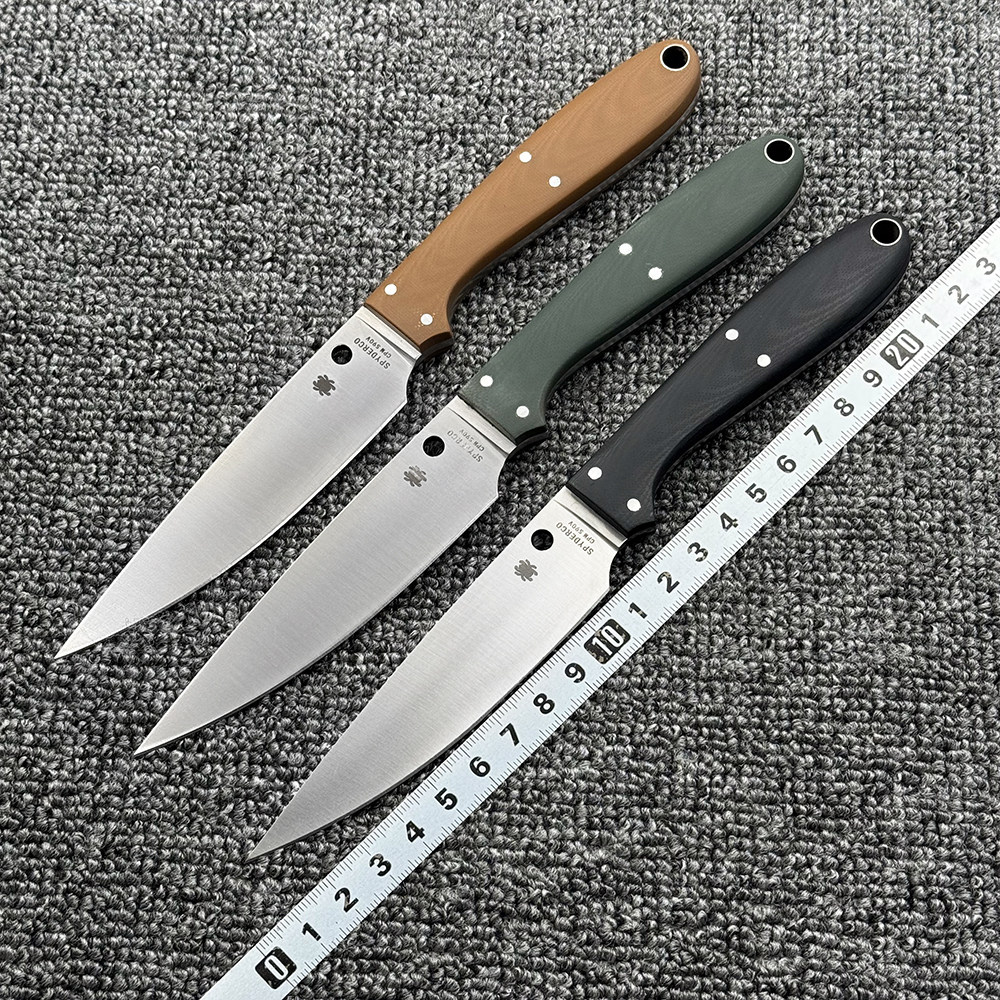 蜘蛛 FB37直刀高硬度厨房家用户外露营多功能便携式工具刀