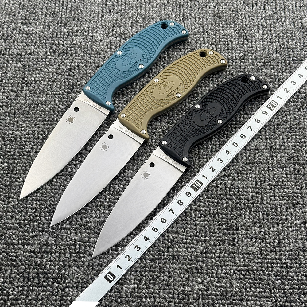 蜘蛛 FB31直刀高硬度厨房家用户外露营多功能便携式工具刀