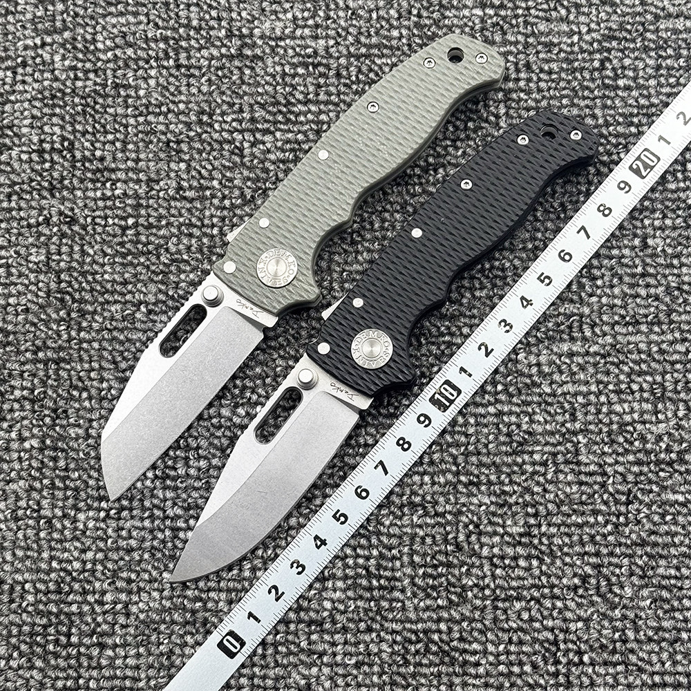 冷钢小号鲨鱼ad20.5轴承折刀户外野营狩猎战术防身高硬度EDC工具