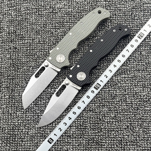 冷钢小号鲨鱼ad20.5轴承折刀户外野营狩猎战术防身高硬度EDC工具