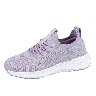 老人鞋妈妈运动鞋女春夏透气网面防滑软底跑步鞋轻便中老年健步鞋