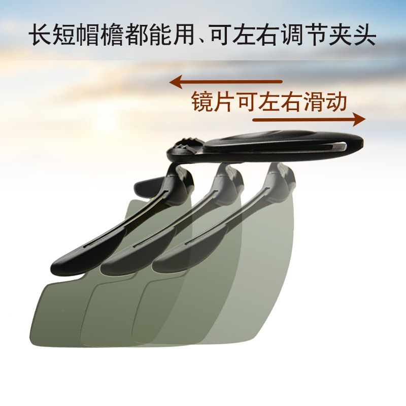 御牌钓鱼眼镜夹帽镜高清看漂专用偏光镜增晰垂钓眼睛户外夜钓眼睛