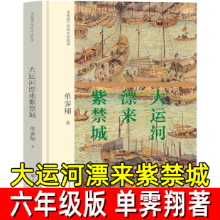 中国故事历史类书籍大运河飘来紫禁城中国大百科全书出版 单霁翔著六年级必读课外书文化遗产里 社 正版 大运河漂来紫禁城精装