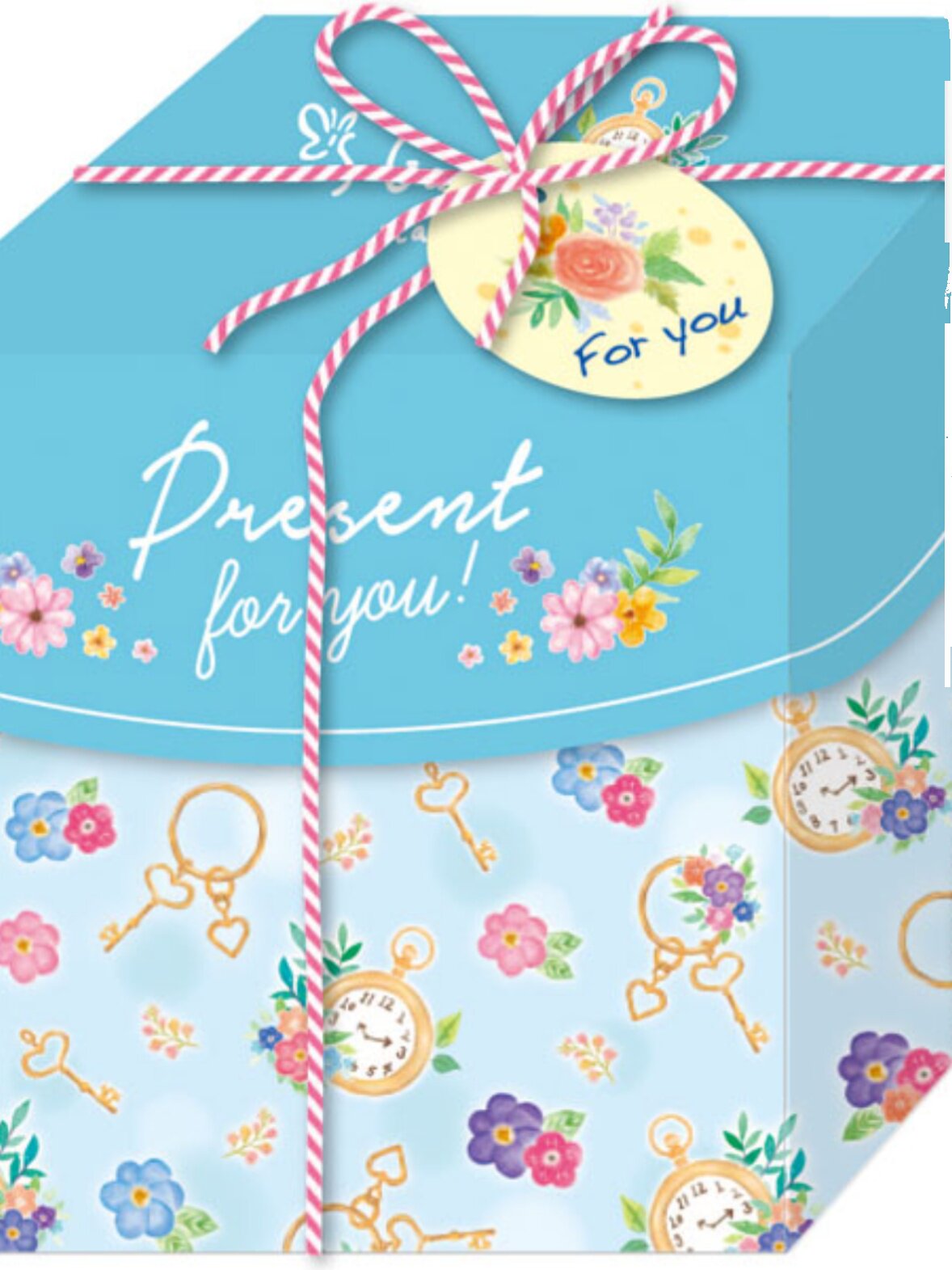 시즌 대만 사계절 접이식 선물 사각 상자 [중형] 선물 포장 상자 귀여운 종이 제품