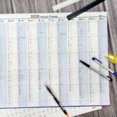 SEASON台湾四季 2026年4K 新款 年历8K 台历日历月历桌历计划内地节假日安排包装 袋附塑料挂勾可直接壁挂