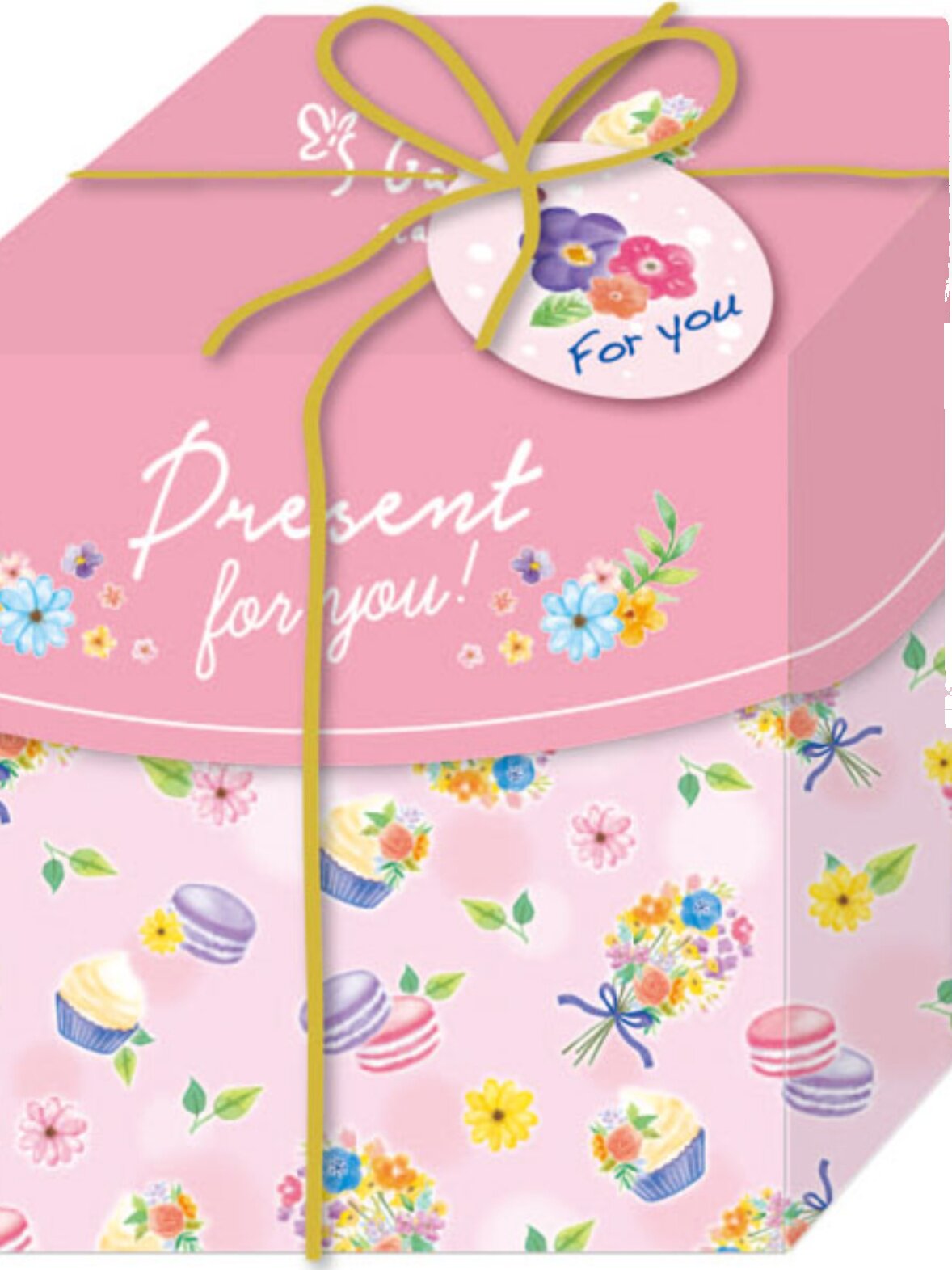 시즌 대만 사계절 접이식 선물 사각 상자 [중형] 선물 포장 상자 귀여운 종이 제품