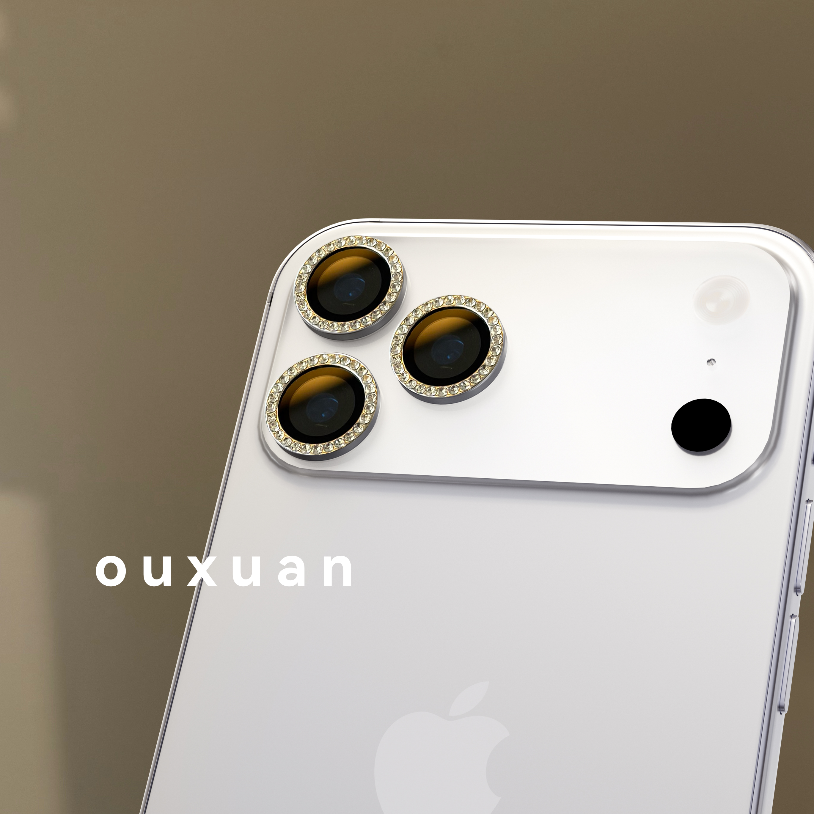 适用iPhone全系列新款闪钻镜头膜