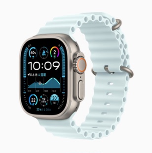 适用苹果WatchSeries10表带Series9手表Ultra2新款运动表带Apple腕带iwatchs10磁吸纯色硅胶高级男女表带配件