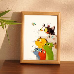 可爱小猫咪猫猫网红卡通治愈摆件