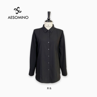 春秋长袖 黑色Y530C1501 衬衫