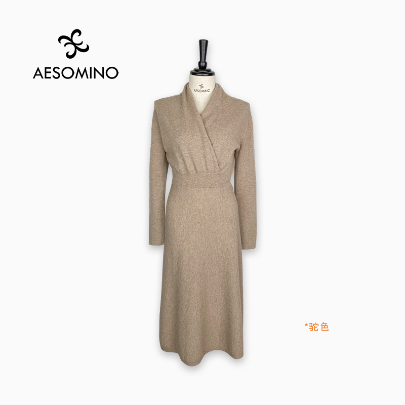 【特卖】春秋针织连衣裙黑色Y472C9145