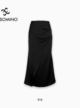 夏半裙黑色Y095B3819