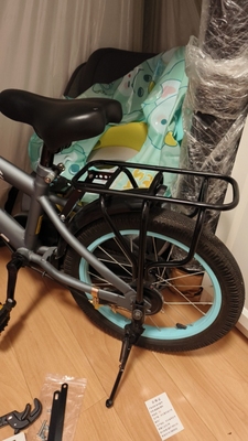 适用优贝自行车儿童自行车后座架