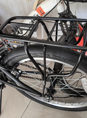 适配迪卡侬Fold500/560 tilt100/120后座架20寸折叠车后衣架尾架