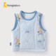 童泰新生婴儿儿马甲春秋外穿夹棉薄款 男女宝宝小背心休闲纯棉坎肩