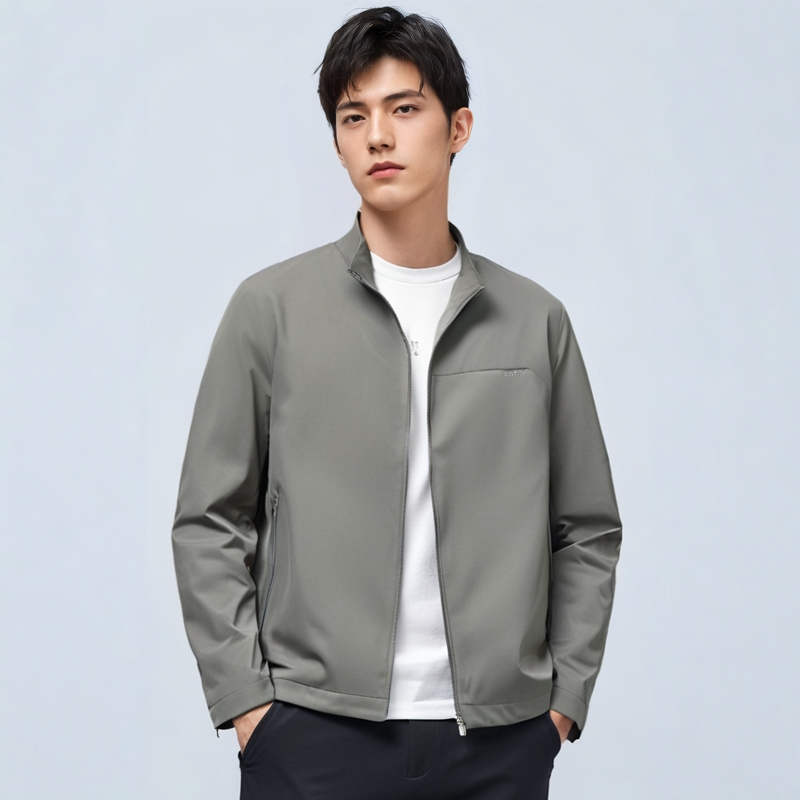 【品牌专卖】S251021521爱登堡男装春装新款商务休闲夹克时尚茄克