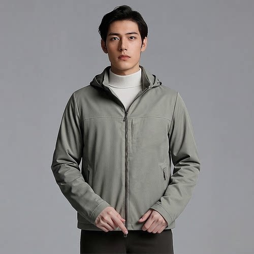 【品牌专卖】S261021822爱登堡男装春装新款商务休闲夹克时尚茄克