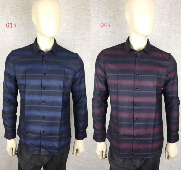 爱登堡男装正品秋冬装针织长袖衬衫87217708-01/04特价