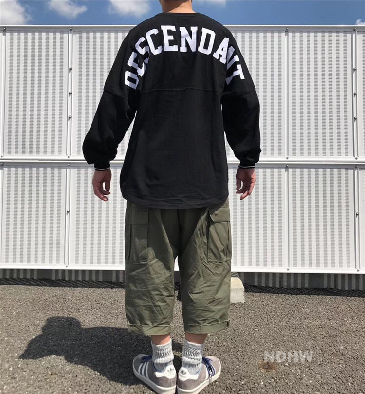 NDHW/DCDT CETUS JERSEY 字母印花背后大LOGO落肩男女情侣长袖T恤在类目 男装, T恤中 - 来自Buy2taobao.com提供专业的淘宝代购服务