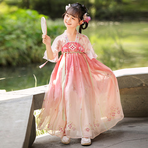 古装国风汉服女童夏季