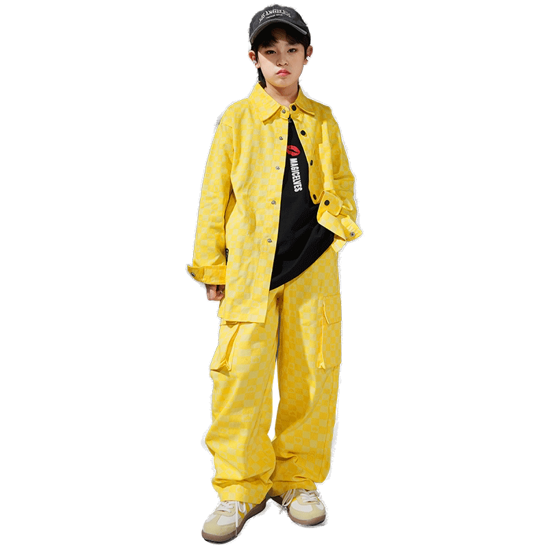 男女童嘻哈爵士舞T台演出服