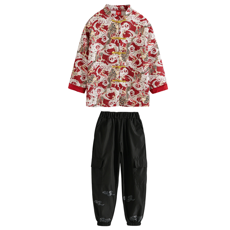 儿童中国风元旦演出服国潮班服