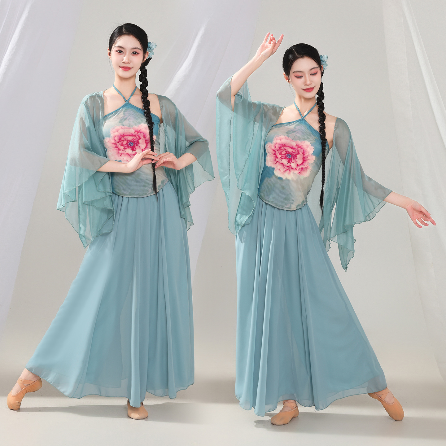 古典开衫练功舞蹈演出服
