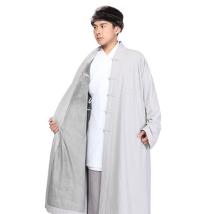 尚远寒冬中褂全棉加绒长伽蓝褂马甲背心冬季保暖棉服僧服僧衣