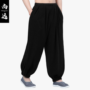 灯笼裤 僧侣裤 加大加宽全棉禅修裤 练功裤 男居士裤 尚远僧裤