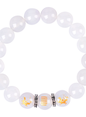 五行属金的饰品缺金补金手链